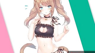 SOUND PORN  Tsundere catgirl pleases her master  Japanese ASMR