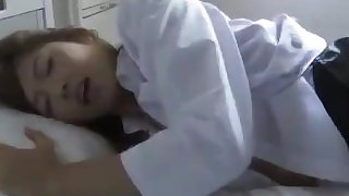 Japanese wife in the hospital